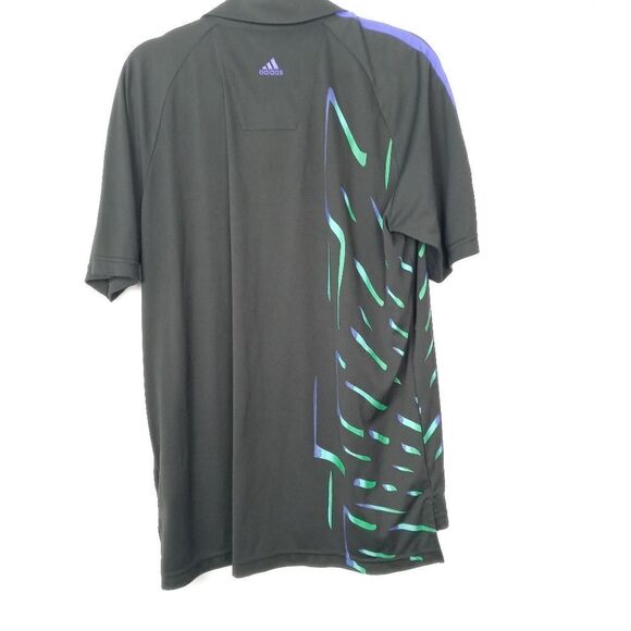 Adidas black polo tee size medium - Picture 5 of 6